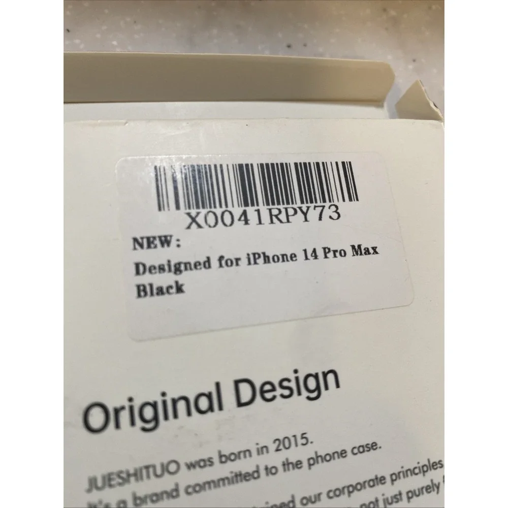 JUESHITU Apple iPhone 14 Pro MAX Black Clear Phone Case Cover MagSafe BRAND NEW